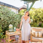 5 Decorations That You Need For Your Summer Soiree by LIfestyle Blogger Laura LilyPatio Decor Ideas with Bed Bath & Beyond by Home Decor Blogger Laura Lily, Rattan bar cart,