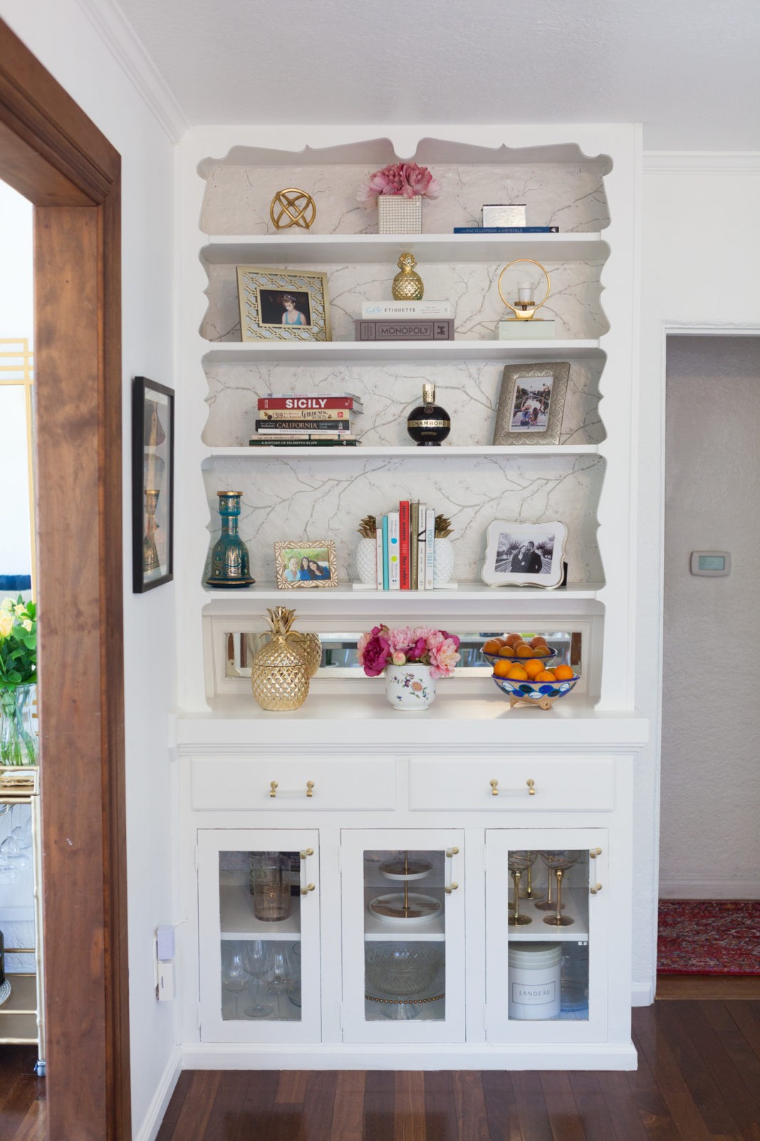 DIY Home Decor hutch remodel by Los Angeles Home Decor Blogger Laura Lily,