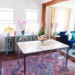Dining Room Reveal and How to Size a Dining Room Rug