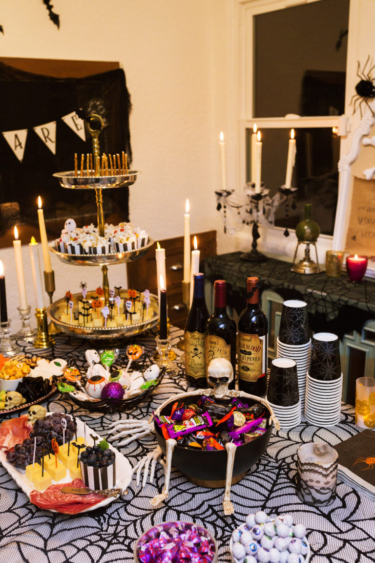 Halloween Party Food Ideas - Chic Halloween Decor - Laura Lily