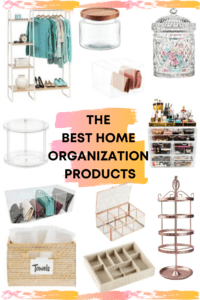 The Best Home Organization Products by Lifestyle Blogger Laura Lily, makeup organizer, jewelry organizer, closet organization, Organization tips,