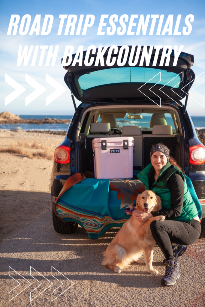 Road Trip Essentials with Backcountry, What to pack for a road trip by travel blogger Laura Lily, Backcountry outdoor apparel sale,