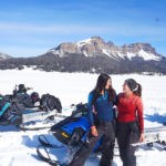 Snowmobiling and Skiing in Wyoming