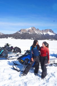 Togwotee Mountain Lodge Review by Travel Blogger Laura Lily, best snowmobiling lodge in Wyoming,