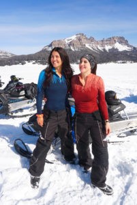 Togwotee Mountain Lodge Review by Travel Blogger Laura Lily, best snowmobiling lodge in Wyoming,