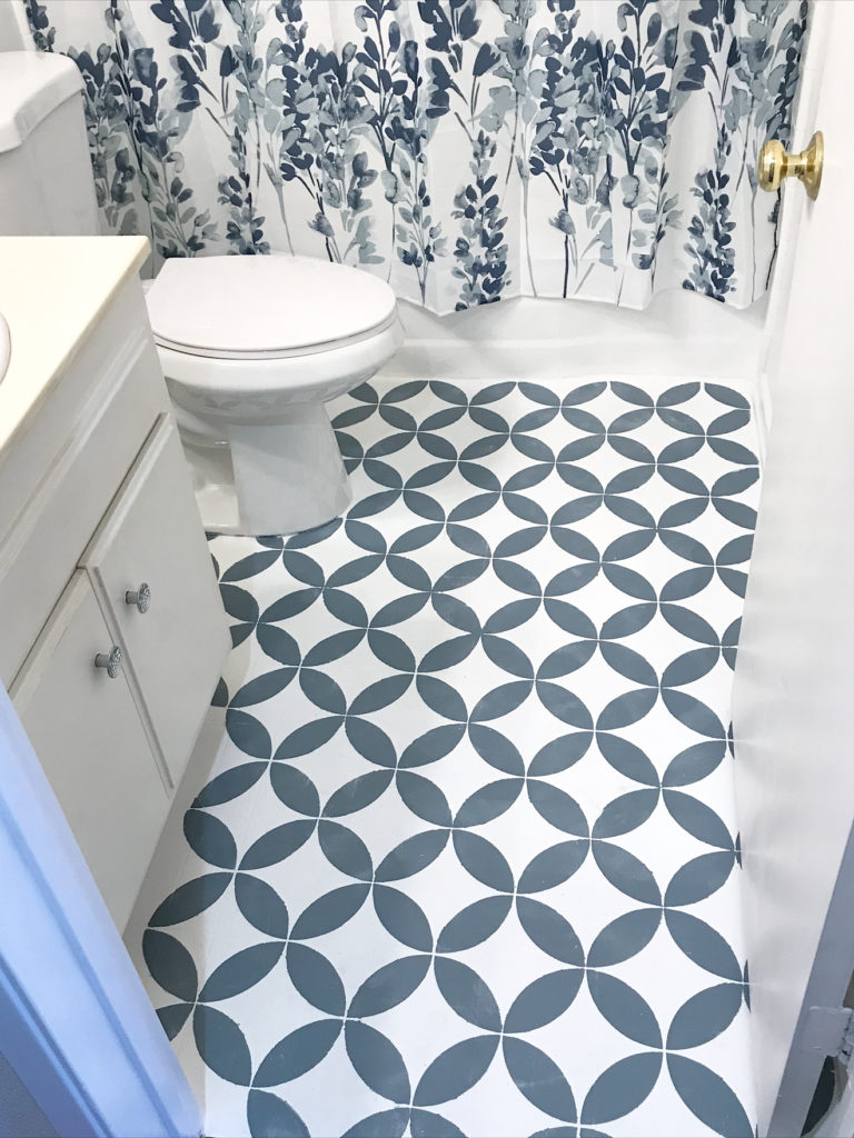 How to Update A Bathroom for Under $100 by DIY Home Decor Blogger Laura Lily,