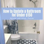 How to Update A Bathroom for Under $150
