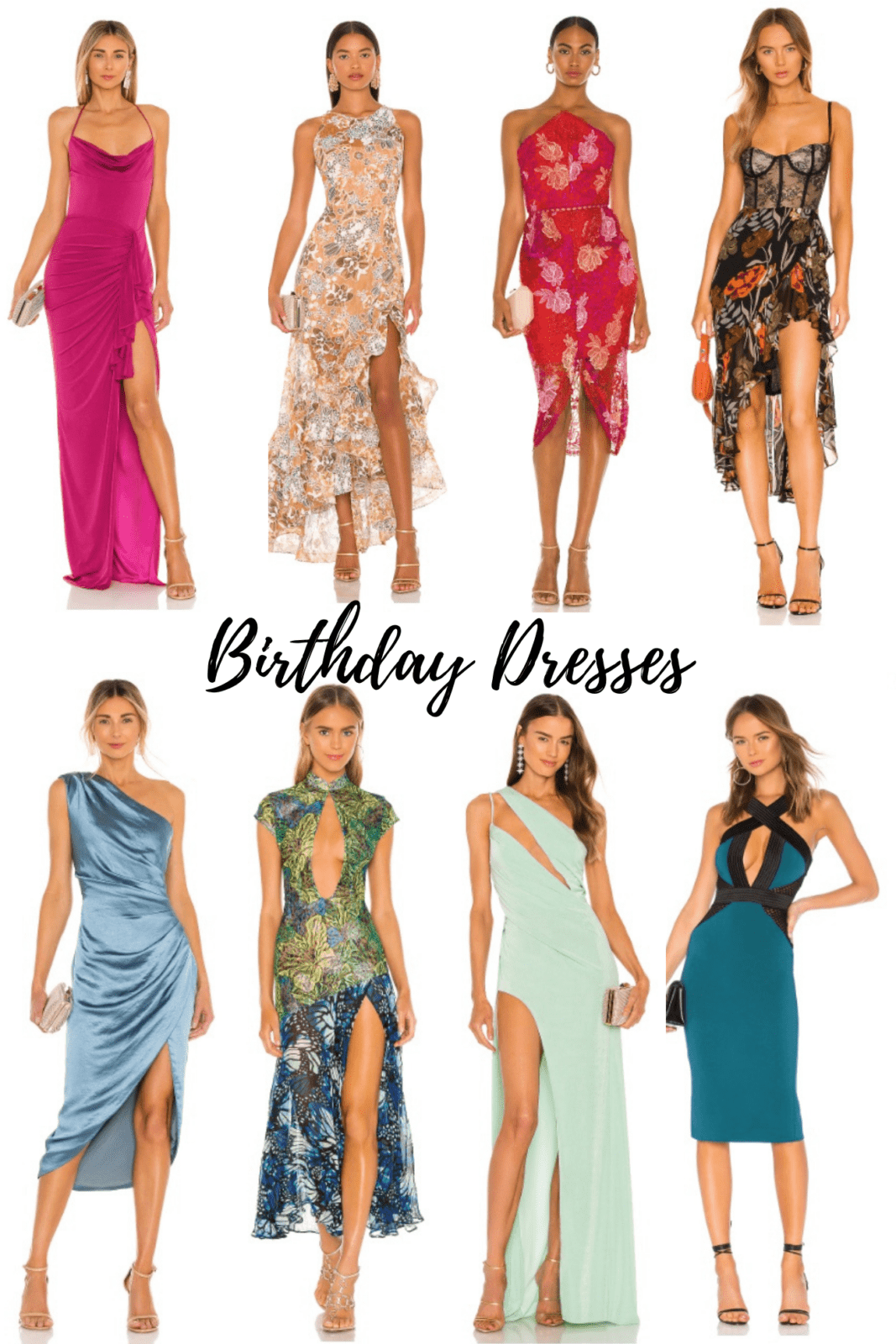birthday dresses by Fashion Blogger Laura Lily, Revolve special occasion birthday dresses,