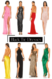 Black Tie Dresses by Fashion Blogger Laura Lily
