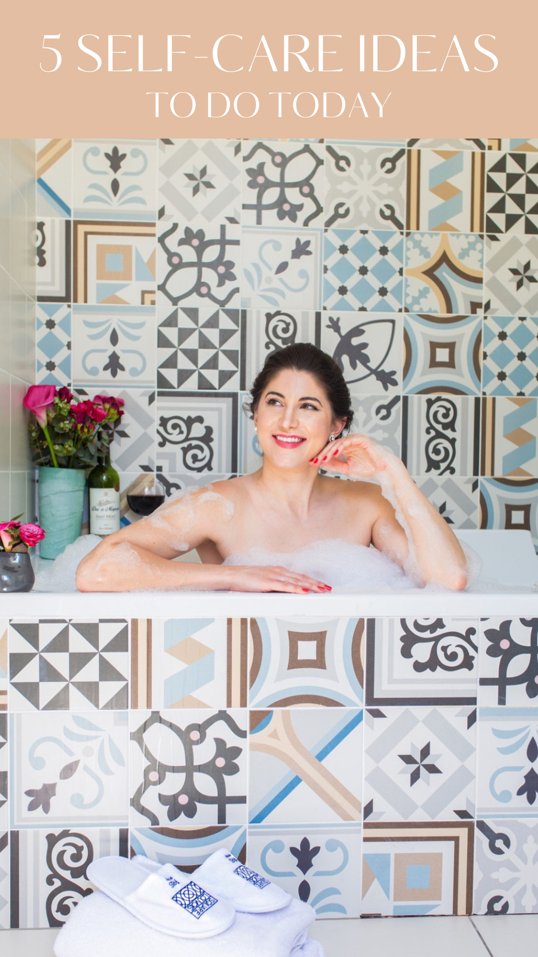 5 Self-Care Ideas to Do Today by Lifestyle Blogger Laura Lily, Self-Care Ideas, DIY Spa Tips,