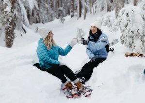 Best Place to Ski in Canada and a recap of The Josie Hotel by Travel Blogger Laura Lily, Marriott Bonvoy hotels in Canada, Skiing on Red Mountain Resort, best things to do in Rossland British Columbia, Snowshoeing in Rossland,