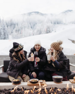 Best Place to Ski in Canada and a recap of The Josie Hotel by Travel Blogger Laura Lily, Marriott Bonvoy hotels in Canada, Skiing on Red Mountain Resort, best things to do in Rossland British Columbia, Apres Ski at the Velvet Restaurant and Lounge,