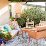 Patio Decor Ideas with Bed Bath & Beyond by Home Decor Blogger Laura Lily, Madison Park Venice Outdoor Patio Lounge Chair in Natural,